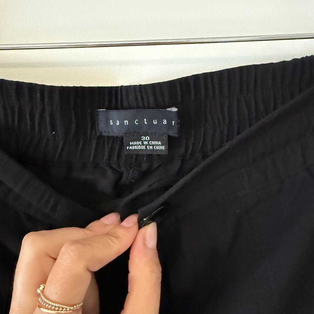 Black, cargo joggers - women's size 30in - Picture 6 of 7